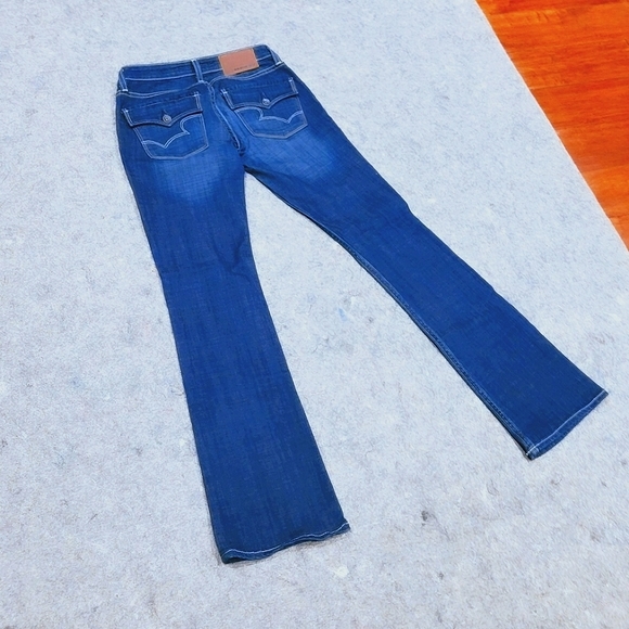 LN Buckle Big Star Jeans 27 Midrise Slim Bootcut Hazel - Picture 4 of 5